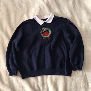 Southern Lady Collared Cardinal Sweatshirt